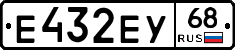Е432ЕУ68 - 