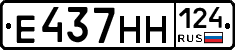 Е437НН124 - 