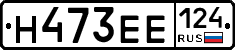 Н473ЕЕ124 - 