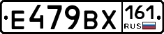 Е479ВХ161 - 
