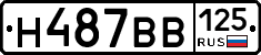 Н487ВВ125 - 