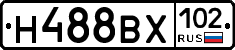 Н488ВХ102 - 