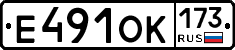 Е491ОК173 - 
