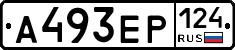 А493ЕР124 - 