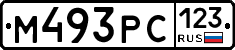 М493РС123 - 