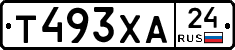 Т493ХА24 - 