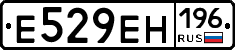Е529ЕН196 - 