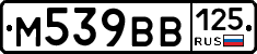 М539ВВ125 - 