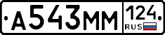 А543ММ124 - 