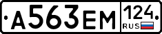А563ЕМ124 - 