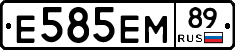 Е585ЕМ89 - 