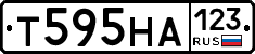 Т595НА123 - 