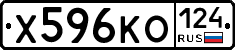 Х596КО124 - 