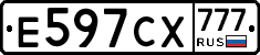 Е597СХ777 - 