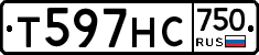 Т597НС750 - 