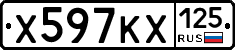 Х597КХ125 - 