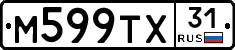 М599ТХ31 - 