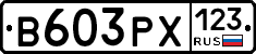В603РХ123 - 