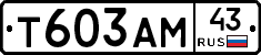 Т603АМ43 - 