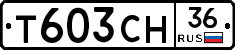Т603СН36 - 