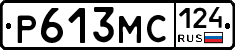 Р613МС124 - 