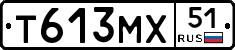 Т613МХ51 - 
