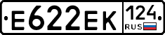 Е622ЕК124 - 