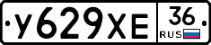 У629ХЕ36 - 