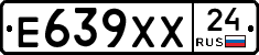 Е639ХХ24 - 