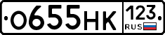 О655НК123 - 