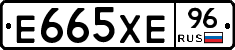 Е665ХЕ96 - 