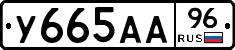 У665АА96 - 