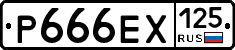 Р666ЕХ125 - 