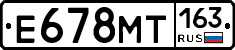 Е678МТ163 - 