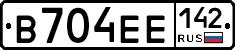 В704ЕЕ142 - 