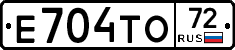 Е704ТО72 - 
