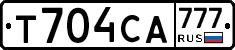 Т704СА777 - 