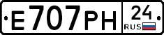 Е707РН24 - 