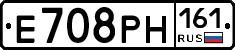Е708РН161 - 