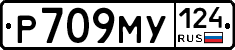 Р709МУ124 - 