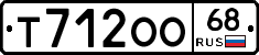 Т712ОО68 - 