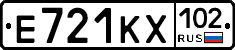 Е721КХ102 - 
