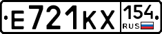 Е721КХ154 - 