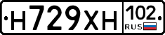 Н729ХН102 - 