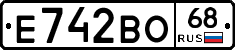 Е742ВО68 - 