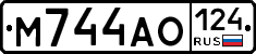 М744АО124 - 