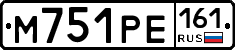 М751РЕ161 - 