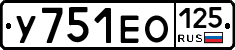 У751ЕО125 - 