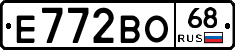 Е772ВО68 - 
