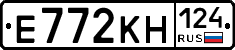 Е772КН124 - 